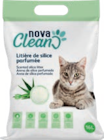 LITIÈRE SILICE PARFUMÉE À L'ALOE VERA - 16L - NOVA CLEAN en promo chez Animalis Créteil à 19,59 €