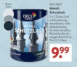 Metall-Schutzlack von DECO CRAFT im aktuellen ALDI SÜD Prospekt für 9,99 €