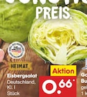 Netto Marken-Discount - Eisbergsalat Angebot im Prospekt Eisbergsalat bei Netto Marken-Discount im Prospekt "" für 0,66 €