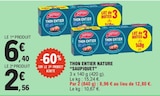 E.Leclerc Ribeauville - Promo Thon entier nature Promo Thon entier nature à 2,56 € dans le catalogue E.Leclerc à Ribeauville