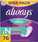 Slipeinlagen Giga Pack von Always im aktuellen Lidl Prospekt für 3,29 €