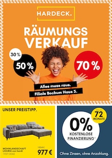 Pfanne im HARDECK Prospekt "RÄUMUNGSVERKAUF" mit 1 Seiten (Recklinghausen)