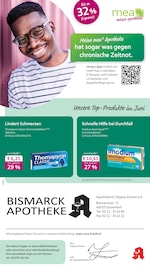 Aktueller mea - meine apotheke Apotheke Prospekt in Düsseldorf und Umgebung, "Unsere Juni-Angebote" mit 4 Seiten, 01.06.2025 - 30.06.2025