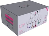 Set de 12 verres à pied 21 cl - LAV en promo chez Intermarché Super Aurillac à 16,99 €