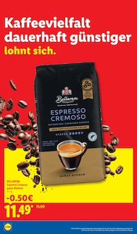 Kaffee im Lidl Prospekt "Der Preisführer macht Deutschland dauerhaft günstiger!" mit 34 Seiten (Laatzen)