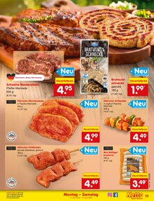 Fleisch im Netto Marken-Discount Prospekt "Aktuelle Angebote" mit 54 Seiten (Karlsruhe)