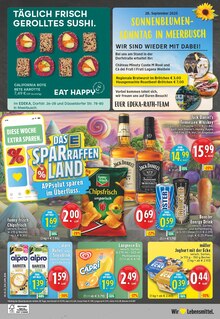 Jack Daniels im EDEKA Prospekt "Aktuelle Angebote" mit 24 Seiten (Meerbusch)