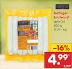 Geflügelbratwurst im Angebot bei Netto Marken-Discount in Velbert Geflügelbratwurst Angebote von Metzgerfrisch bei Netto Marken-Discount Velbert für 4,99 €