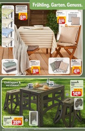 Gartentisch im REWE Prospekt in Bad Homburg Aktueller REWE Prospekt mit Gartentisch, "Dein Markt", Seite 33