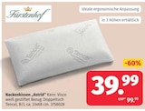 Nackenkissen „Astrid“ von Fürstenhof im aktuellen Segmüller Prospekt für 39,99 €