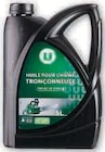 Huile chaîne tronçonneuse 5l - U en promo chez Super U Grenoble à 12,79 €