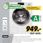 Waschmaschine WWB 360 WPS im Angebot bei MEDIMAX in Frankfurt Waschmaschine WWB 360 WPS Angebote von Miele bei MEDIMAX Frankfurt für 949,00 €