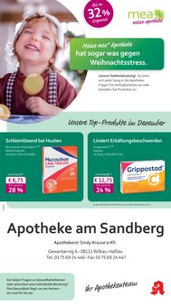 Aktueller mea - meine apotheke Prospekt "Unsere Dezember-Angebote" Seite 1 von 4 Seiten für Wilkau-Haßlau