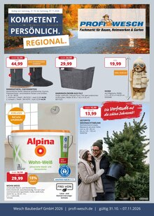 Aktueller PROFI Wesch Prospekt für Geismar und Ungebung, Seiten zum blättern PROFI Wesch Prospekt KOMPETENT. PERSÖNLICH. REGIONAL. mit Seiten in Geismar und Umgebung