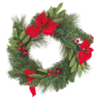 Couronne poinsettia dans le catalogue Gifi