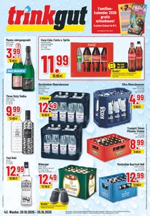 Bitburger im aktuellen Trinkgut Prospekt (Lippstadt) Bitburger im Trinkgut Prospekt "Aktuelle Angebote" mit 6 Seiten (Lippstadt)