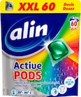 LESSIVE XXL ACTIVE PODS X60 - ALIN en promo chez Netto Dieppe à 8,99 €
