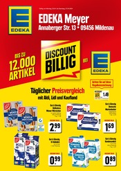 Aktueller nah und gut Supermarkt Prospekt in Ehrenfriedersdorf und Umgebung, "DISCOUNT BILLIG" mit 2 Seiten, 22.04.2024 - 27.04.2024