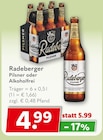Aktuelle Radeberger Angebote bei Getränkeland in Rostock Aktuelles Pilsner Angebot bei Getränkeland in Rostock ab 4,99 €
