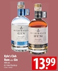 Kyle's Club Rum oder Gin Angebote bei famila Nordost Kiel für 13,99 €