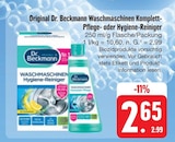 Waschmaschinen Komplett-Pflege oder Hygiene-Reiniger Angebote von Dr. Beckmann bei E center Schweinfurt für 2,65 €