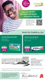 Aktueller mea - meine apotheke Apotheken Prospekt für Eberhardzell: Unsere Juni-Angebote mit 4} Seiten, 01.06.2026 - 30.06.2026
