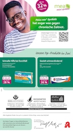 Aktueller mea - meine apotheke Apotheken Prospekt für Nördlingen: Unsere Juni-Angebote mit 4} Seiten, 01.06.2026 - 30.06.2026