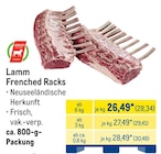 Lamm Frenched Racks im METRO Prospekt Lamm Frenched Racks von Ashley im aktuellen METRO Prospekt für 28,34 €