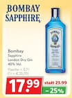 London Dry Gin 40% Vol. Angebote von Bombay Sapphire bei Getränkeland Frankfurt für 17,99 €