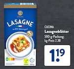 Lasagneblätter von Cucina im aktuellen ALDI SÜD Prospekt für 1,19 €