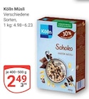 Müsli Schoko bei GLOBUS im Wittlich Prospekt für 2,49 €