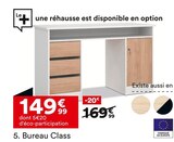 Bureau Class en promo à 149,99 € chez But Bureau Class dans le catalogue But