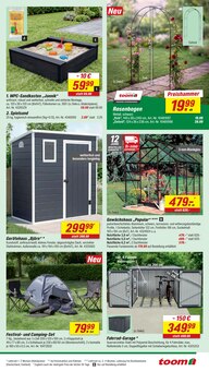 Gartenhaus im aktuellen toom Baumarkt Prospekt (Frankfurt (Main)) Gartenhaus im toom Baumarkt Prospekt "Respekt, wer's selber macht." mit 18 Seiten (Frankfurt (Main))
