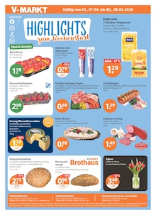 Braten im V-Markt Prospekt "V-Markt einfach besser einkaufen" mit 26 Seiten (München)