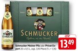 Meister Pils im Angebot bei EDEKA in Bensheim Meister Pils Angebote von Schmucker bei EDEKA Bensheim für 13,49 €