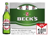 Pils, Blue Alkoholfrei, Gold Angebote von Beck's bei Marktkauf Aschaffenburg für 10,99 €