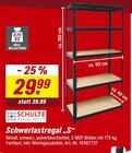 Schwerlastregal 'S' Angebote von Schulte Regalwelt bei toom Baumarkt Koblenz für 29,99 €