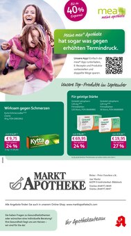 mea - meine apotheke Prospekt Unsere September-Angebote mit 4 Seiten