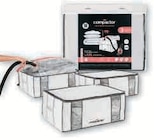 Lot de 3 housses de rangement sous-vide XXL 210L - COMPACTOR en promo chez Super U Loudéac à 34,99 €