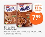 Vitalis Müsli Knusper Schoko von Dr. Oetker im aktuellen tegut Prospekt für 7,99 €