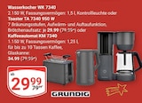 Wasserkocher WK 7340 Angebote von Grundig bei GLOBUS Plauen für 29,99 €