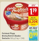 Brotaufstrich Alaska-Seelachs im Angebot bei E center in Stuttgart Brotaufstrich Alaska-Seelachs Angebote von Feinkost Popp bei E center Stuttgart für 0,99 €