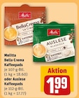 Elektronik im REWE Prospekt Melitta Bella Crema Kaffeepads oder Auslese Kaffeepads im aktuellen REWE Prospekt für 1,99 €