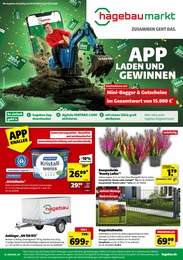 Hagebaumarkt Prospekt für Westoverledingen mit 20 Seiten Hagebaumarkt Prospekt "APP LADEN UND GEWINNEN" für Westoverledingen, 20 Seiten, 26.09.2026 - 03.10.2026