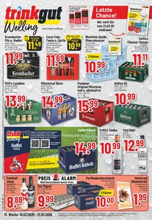 Krombacher im Trinkgut Prospekt "Aktuelle Angebote" mit 10 Seiten (Kaarst)