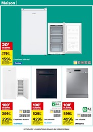 Offre Congélateur Armoire dans le catalogue Carrefour du moment à la page 80