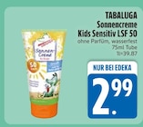 Sonnencreme Kids Sensitiv LSF 50 im EDEKA Prospekt zum Preis von 2,99 €