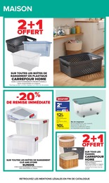 Prix et réduction Meuble dans le prospectus Carrefour en cours Offre Meuble dans le catalogue Carrefour du moment à la page 55