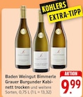 Grauer Burgunder Kabinett trocken bei EDEKA im Prospekt "" für 9,99 €