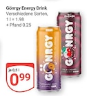 Energy Drink Pflaume Zimt im Angebot bei GLOBUS in Wolfenbüttel Energy Drink Pflaume Zimt Angebote von Gönrgy bei GLOBUS Wolfenbüttel für 0,99 €